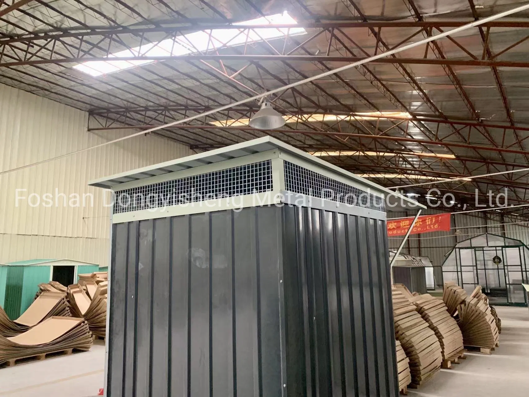 Metal Shed Garden Shed Metal Cabin with Net Ventilation Ks108108203