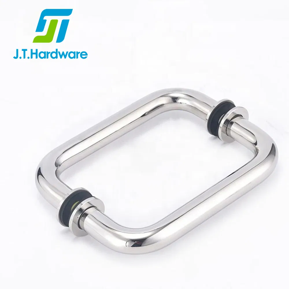 American Cr L Modern Wholesale Bm Stainless Steel/Brass/Aluminum Tubular Chrome Bathroom Main Shower Enclosure Room Glass Interior Sliding Pull Door Handle