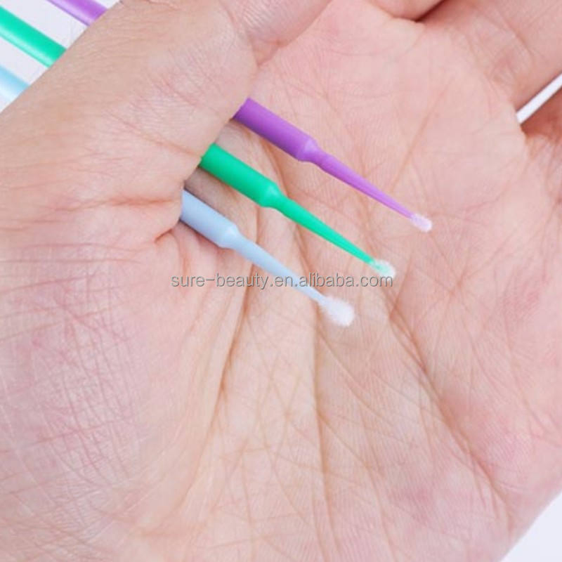 Disposable Micro Brushes Cotton Swab Applicators for Dental and Eyelash Extension