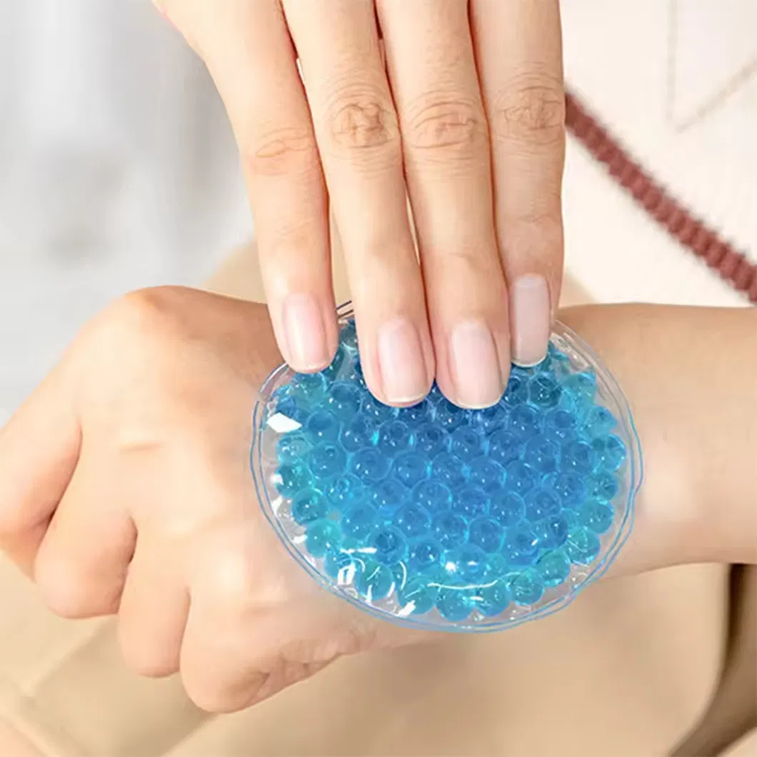 Custom Round Hot & Cold Ice Packs Gel Ice Packs Reusable Gel Bead Ice Pack Cooling/Heat Pads