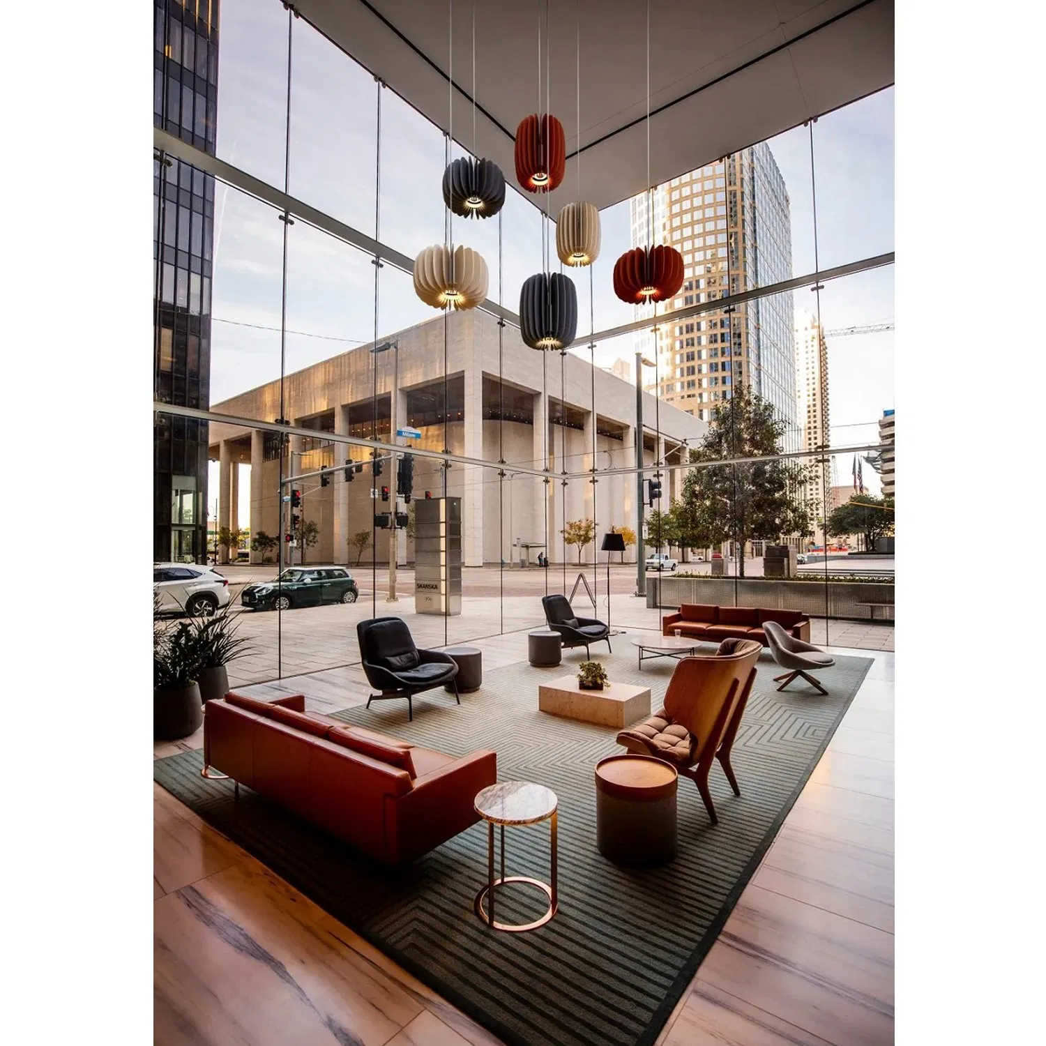 Hot Sale Recycled Felt Acoustic Pendant Lamp for Home Office