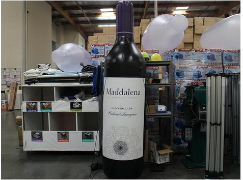 2023 New Big Outdoor Advertising Inflatable Beer Bottle Replica
