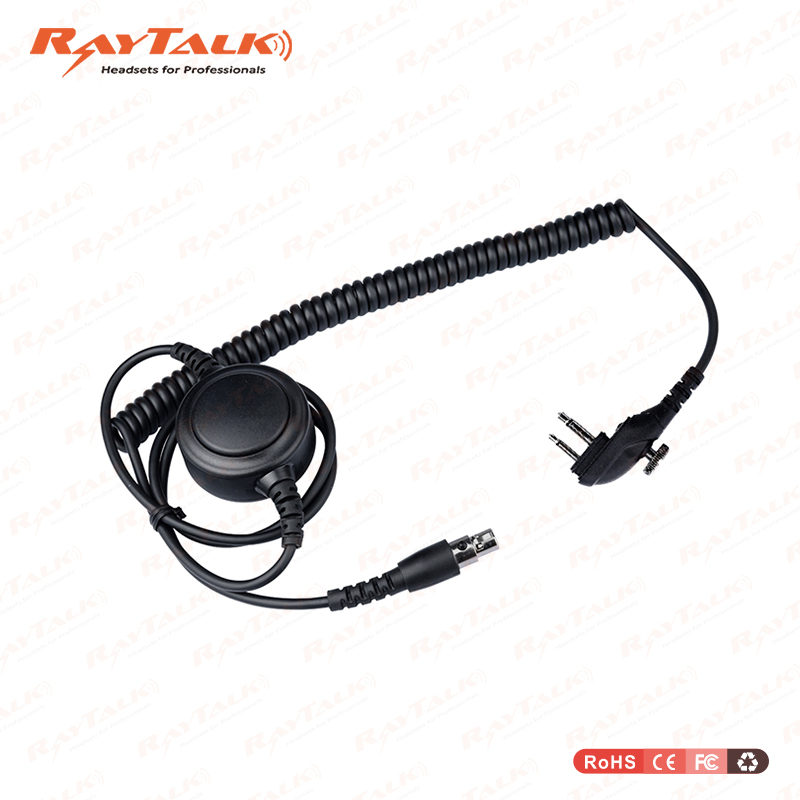 5pin Cables for Icom Radio IC-F3262D with Big Round Ptt