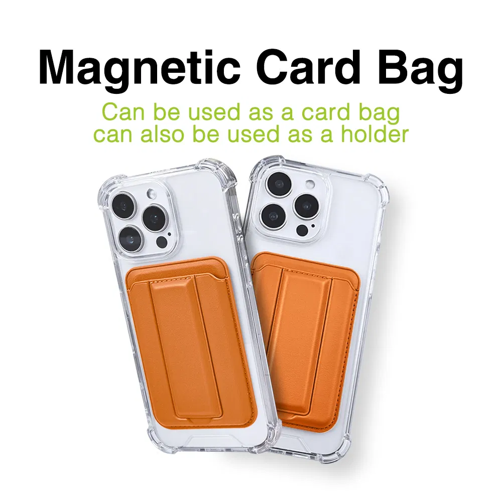 Магнитный держатель для iPhone с MagSafe и карманом