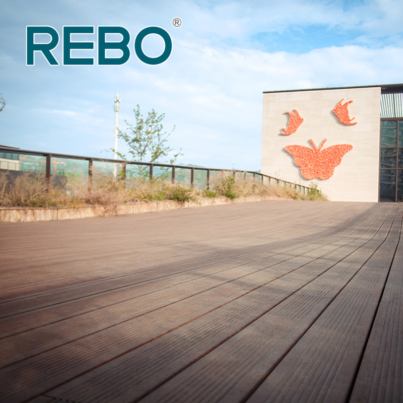 Террасная доска из бамбука для улицы, 18 мм