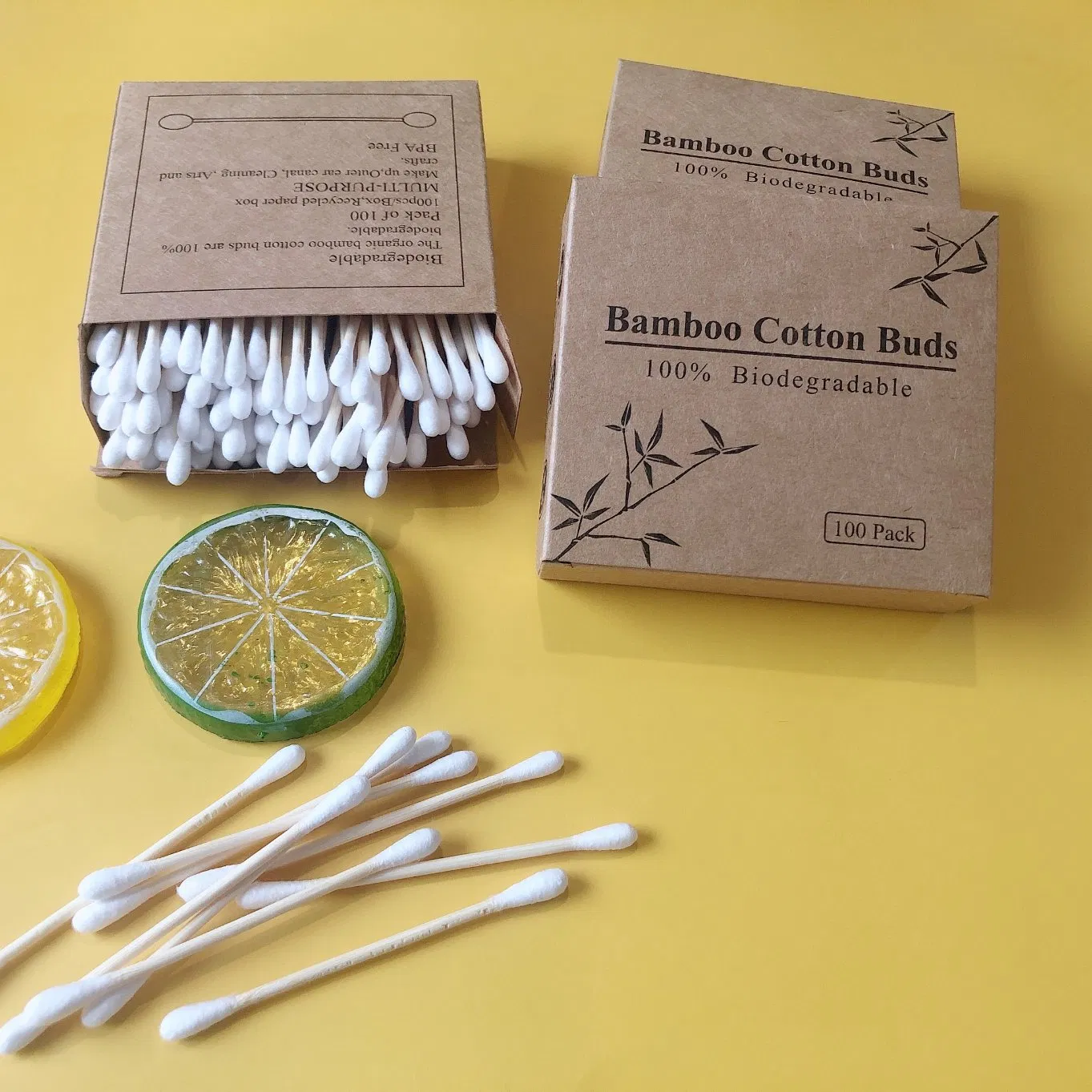 Biodegradable Bamboo Cotton Buds