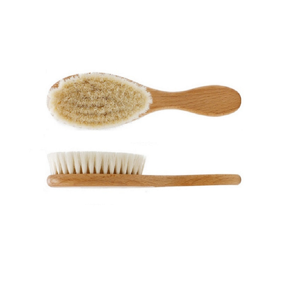 Wooden Baby Hair Brush Set Comb