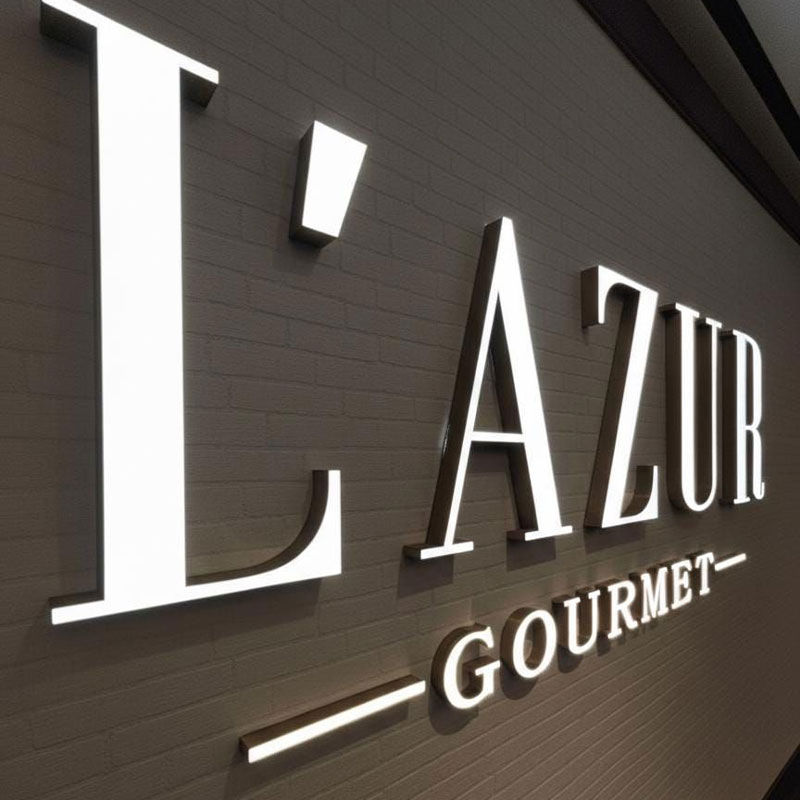 Waterproof Outdoor Frontlit Acrylic Illuminated Store Signboard Sign