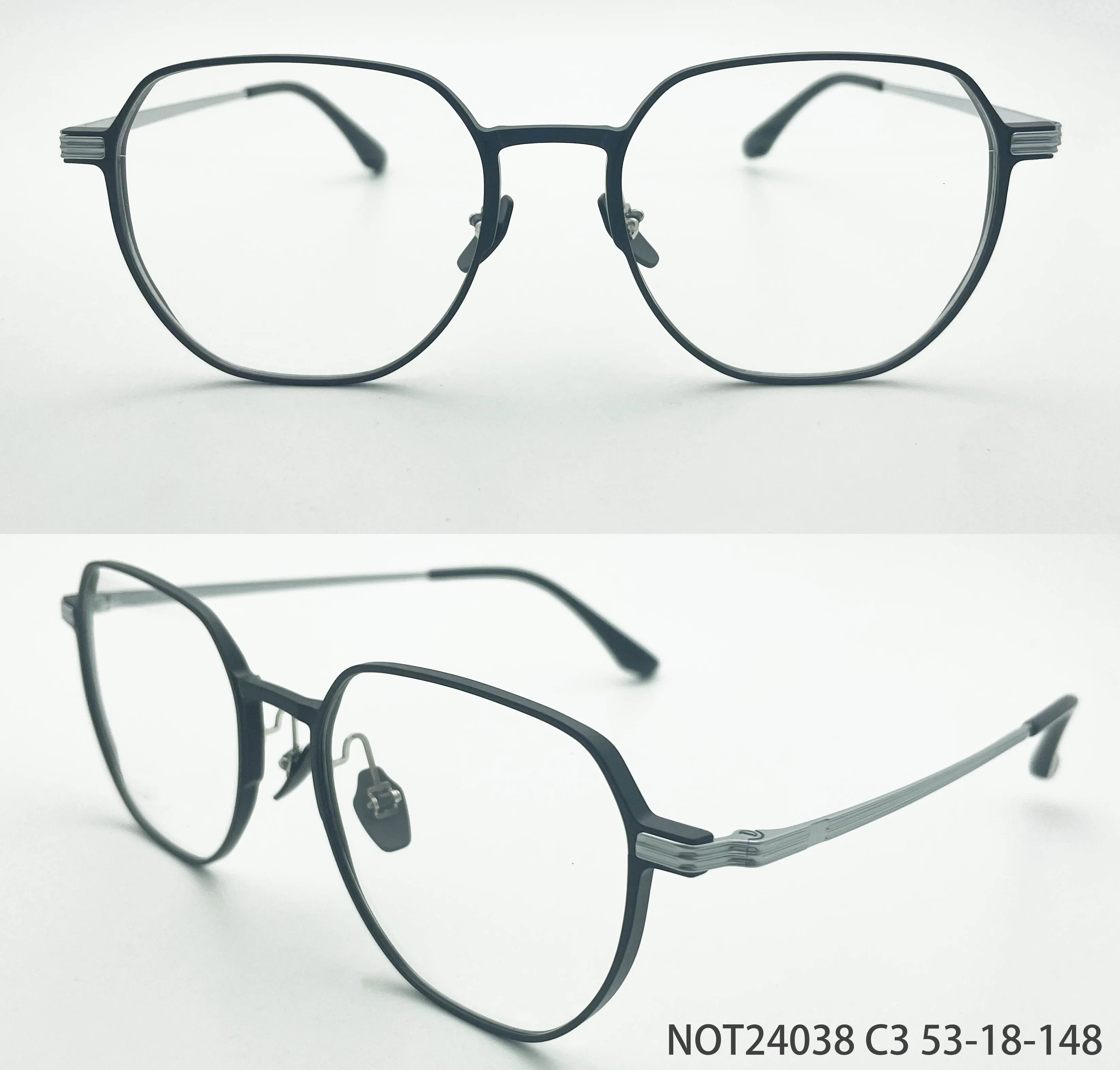 Aluminum Magnesium Optical Frame Classical Round Men Custom