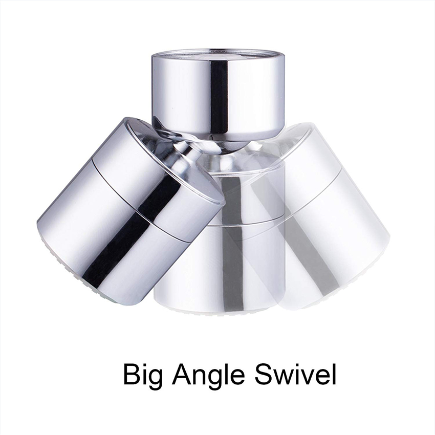 Hibbert Dual Function 2-Flow Faucet Aerator, 360-Degree Swivel Aerator for Kitchen Sink Dual Spray, with Gasket Faucet Replacement Part