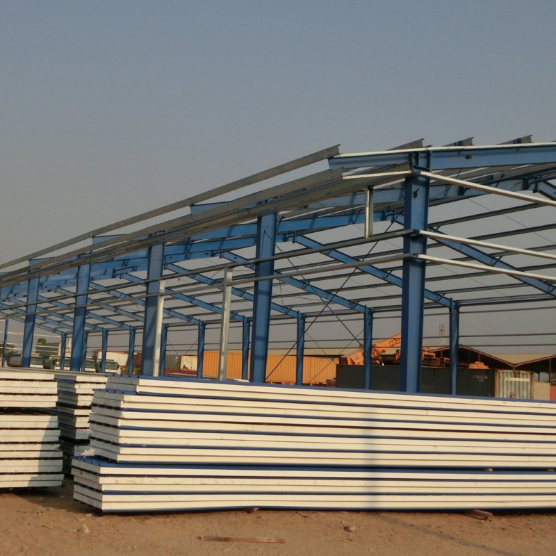 Steel Structure Factory Prefabricated Warehouse, Workshop Q345b/Q235B