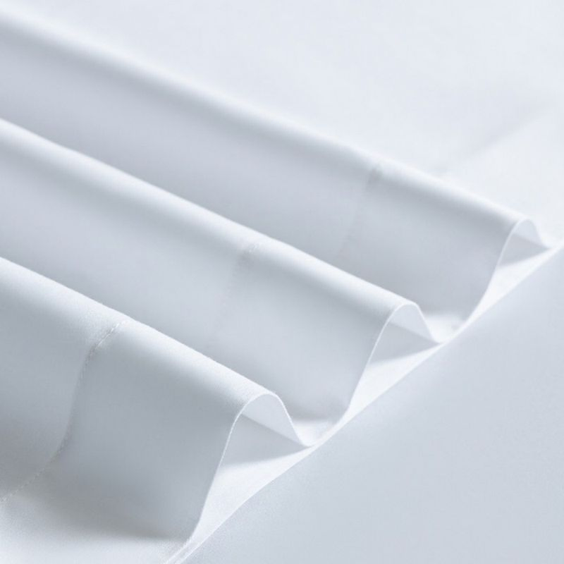 High Grade White 100% Microfiber Polyester Home Hotel Textile Wholesale Plain Weave Bed Sheets Bedding Set