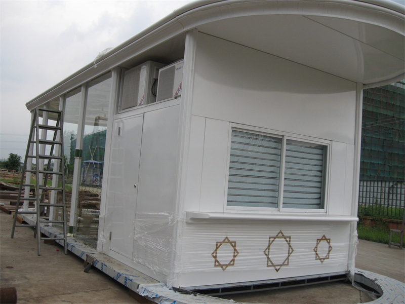 Assemble Simple and Advertising Outdoor LED Food Kiosk