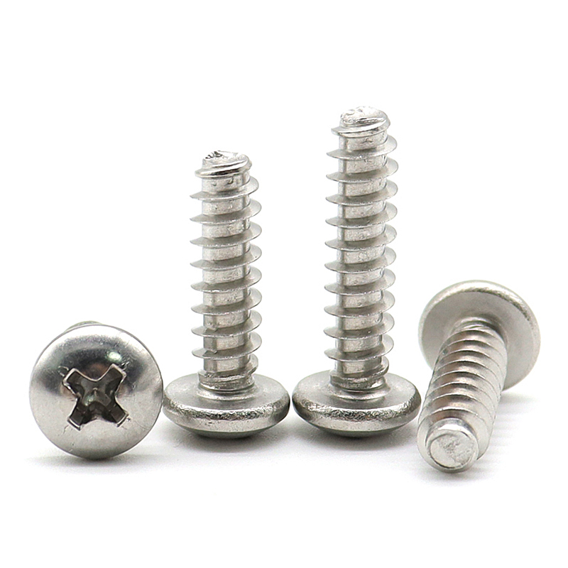 SS304/316 Stainless Steel Phillips Truss/Button/Pan Head Sheet Metal Board Type-B Screw