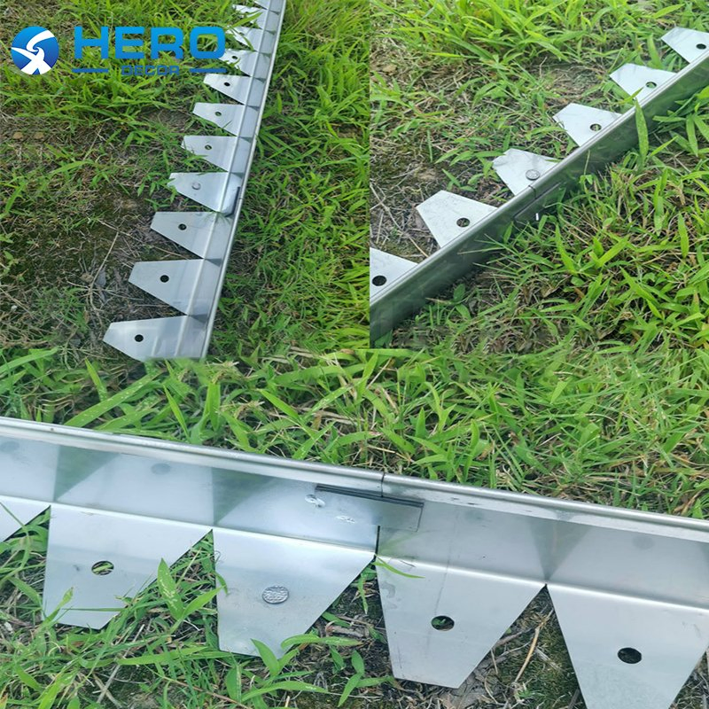 Landscape Garden Metal Edge for Lawn Park Villa Ornament Summer Garden Everedge Stone Fence Rolls Flower Plant Landscape Flexible Stainless Steel Fencing Edge