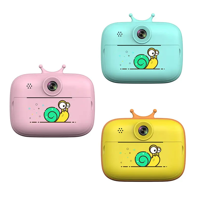 Children Instant Print Camera for Kids 1080P HD Mini Camera with Thermal Photo Paper Digital Camera Kids Gifts Toys