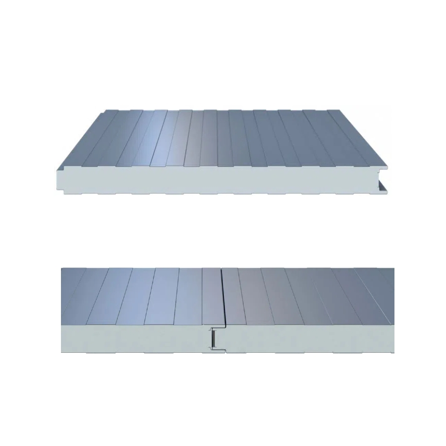 PU Sandwich Panel for Industrial Factory Exterior Wall Installation
