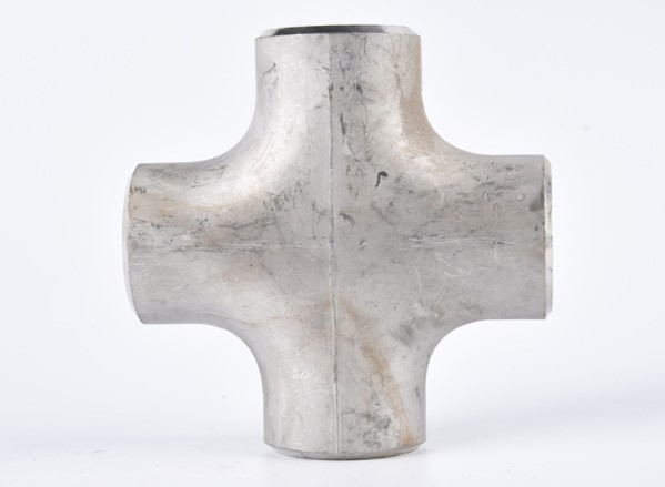 Precision-Machined Stainless Steel Cross Fitting: 1/2", DN15 Nominal Diameter