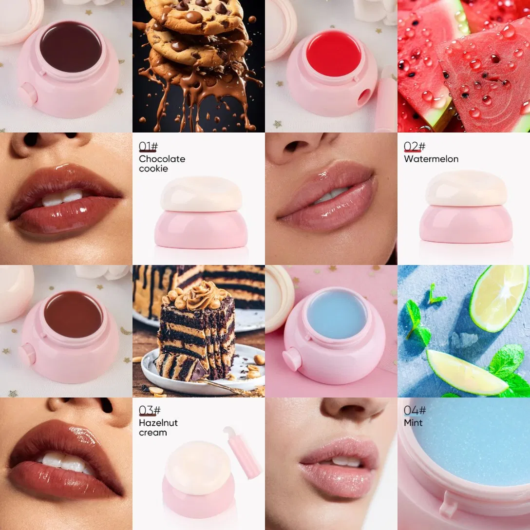 Custom Logo Wholesale Vegan Lip Balm Private Label Lip Brush with Jelly Texture Lip Balm