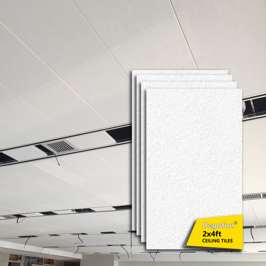 Factory Building Acoustic Ceiling Ceiling Tiles School Hospital