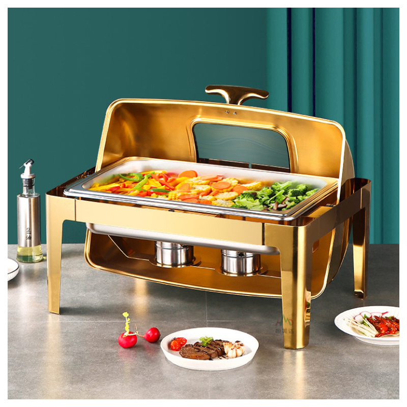 Wholesale Stainless Steel Electric Food Display Chafer Dish Restaurant Equipment