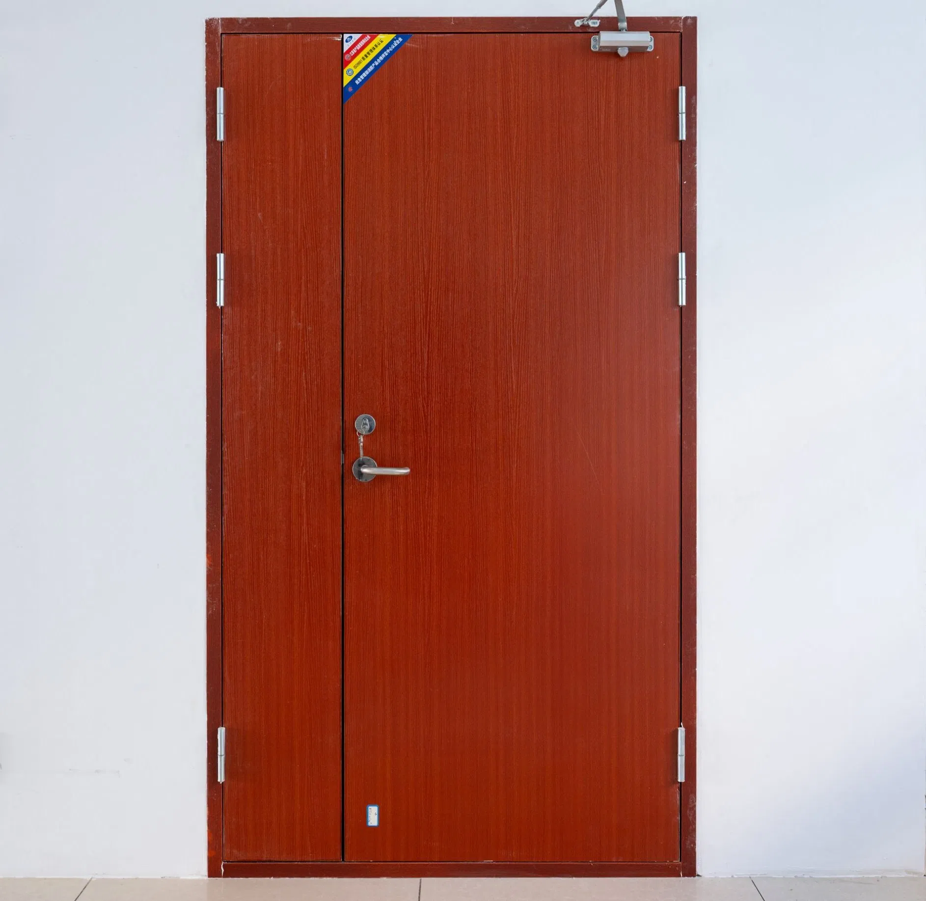High Cost Performance Flame-Retardant Fire-Resistant Wooden Door for Residential /Villas