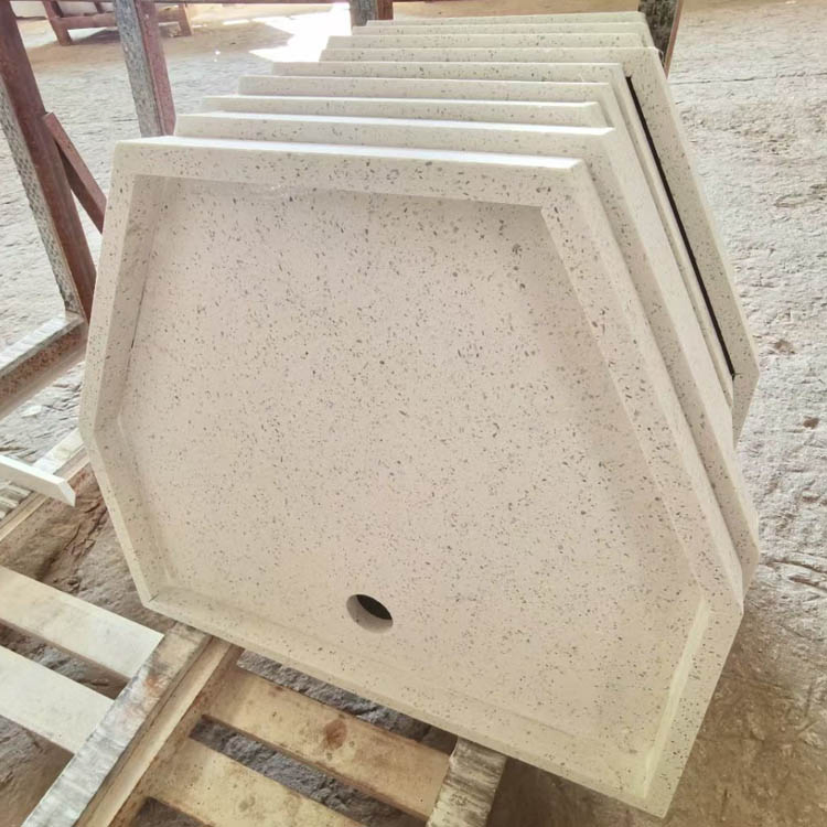 Factory Price Prefab White/Grey/Black/Brown Artificial Engineered Quartz Stone Countertop for Kitchen and Bathroom