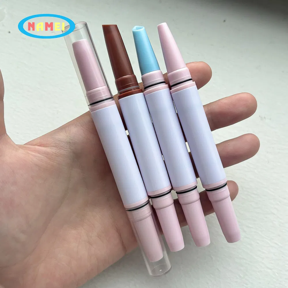 Changeable Nib Concealer High Gloss Double Head Lipstick Tube Eye Shadow Silkworm Laying Pen