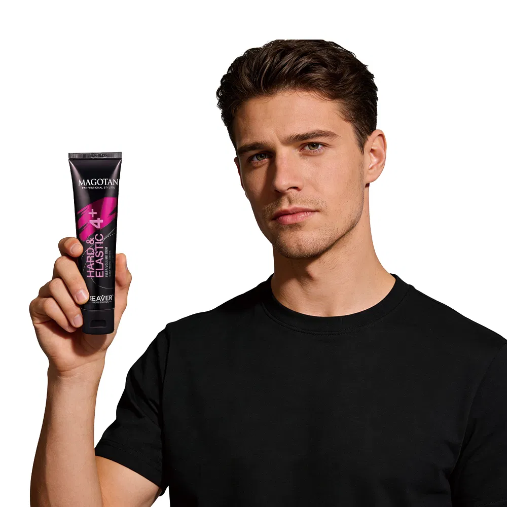 Beaver Professional Styling Hair Gel Wax Strong Hold Fiber Gum for Men