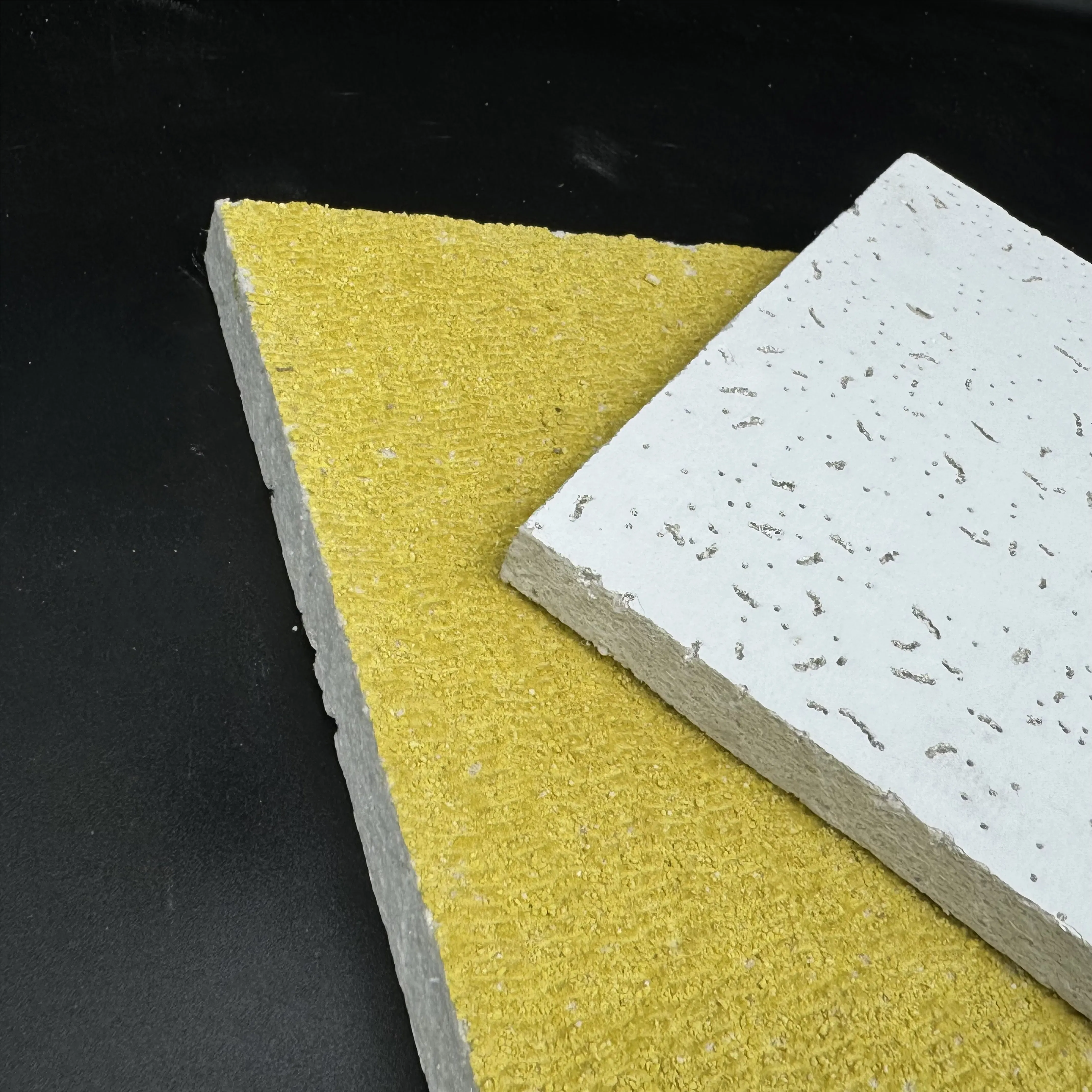 Fire Rated Mineral Wool Board Ceiling Tile Elegant Fissured Acoustic Ceiling Tiles for Custom Interior Designs with Stable Performance