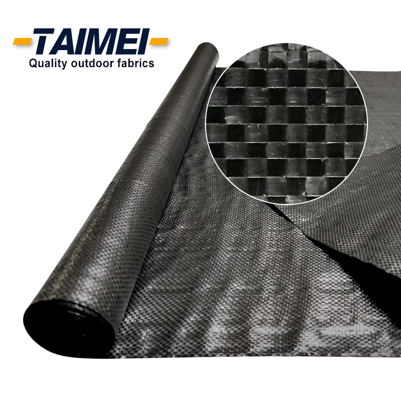 PP Woven Geosynthetics Fabric Pond Underlayment Ground Cover Geotextile for Road Construction