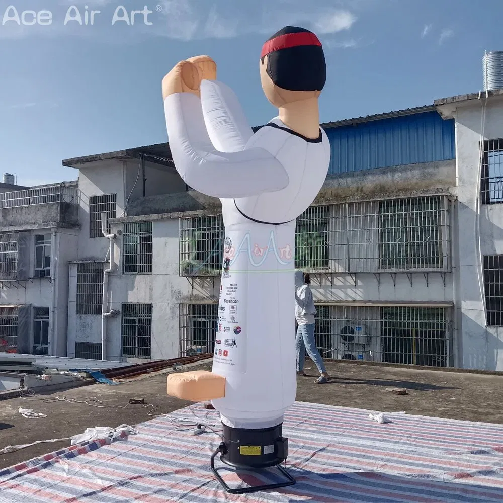 3mh Inflatable Taekwondo Dancer Karate Man Advertising Air Dancers for Exhibition or Event Promotion