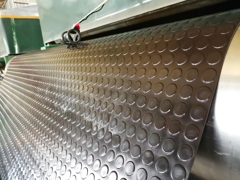 Industrial and Commercial Round Stud Rubber Flooring