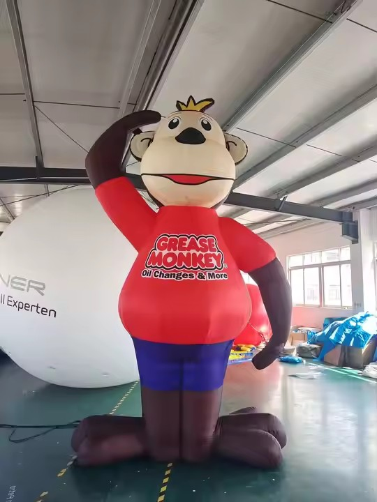 Boyi Giant Advertising Decoration Inflatable Monkey Cartoon