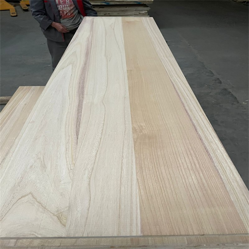 Paulownia Coffins Wood Timber Board Edge Glued Panel Building Material Crafts Jointed Board