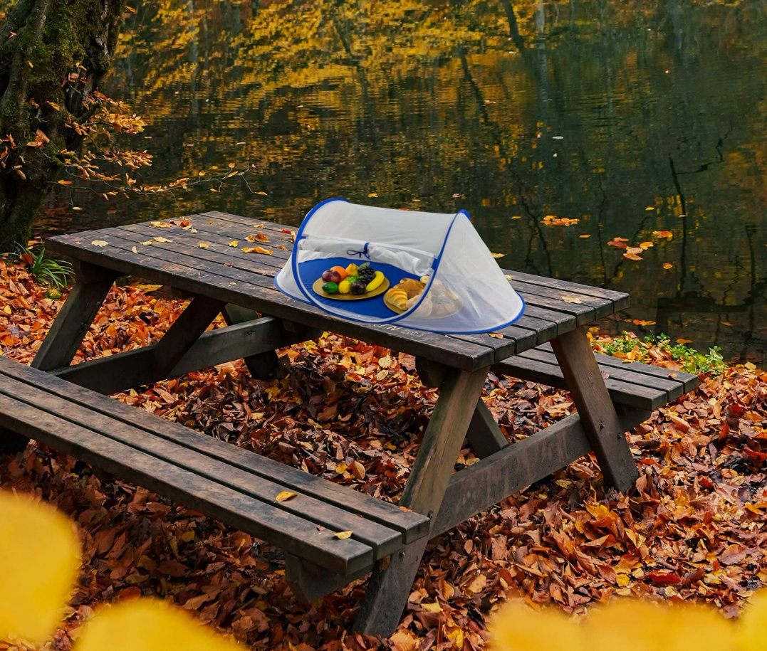 Portable Jumbo Folding Mesh Wind Resistant Food Tent Cover Mosquito Net