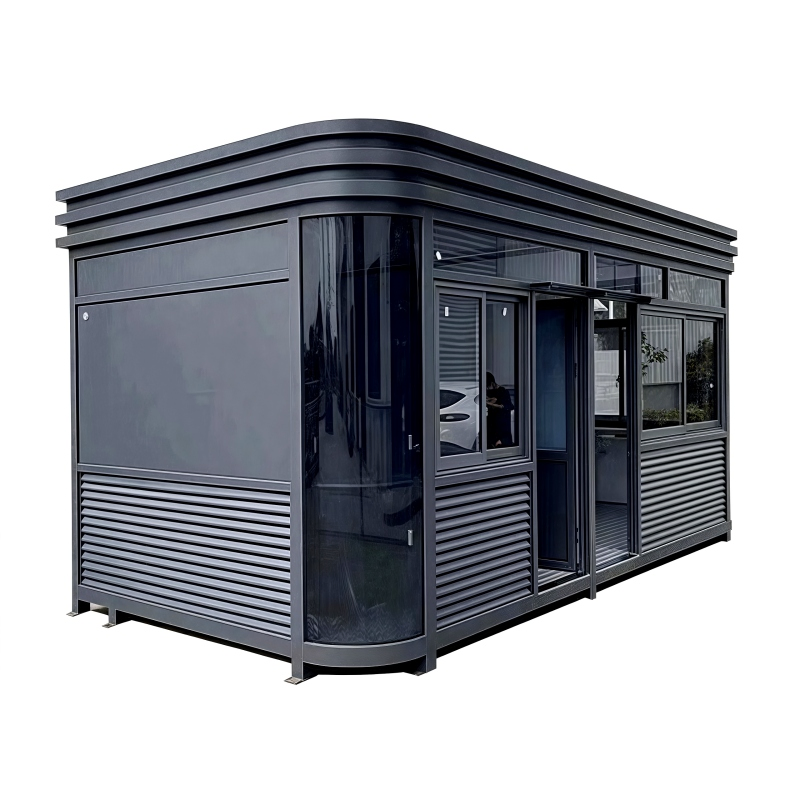 2m/2.5m Outdoor Steel Structure Luxury Modular Mobile Modern Portable Prefab Sentry House for Prefabricated Booth Security Guard Service Kiosks