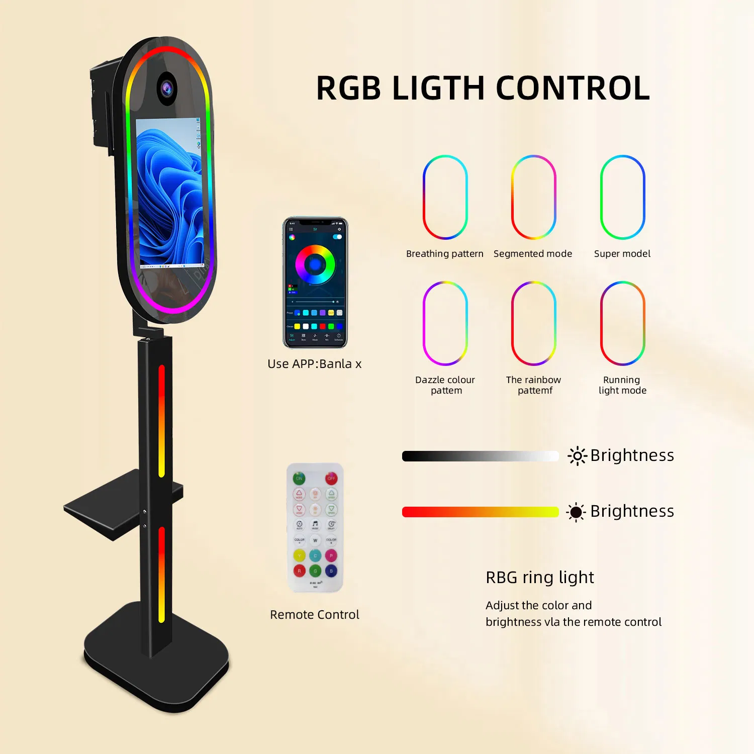 Фотобудка Magic Mirror с сенсорным экраном 15.6 дюймов