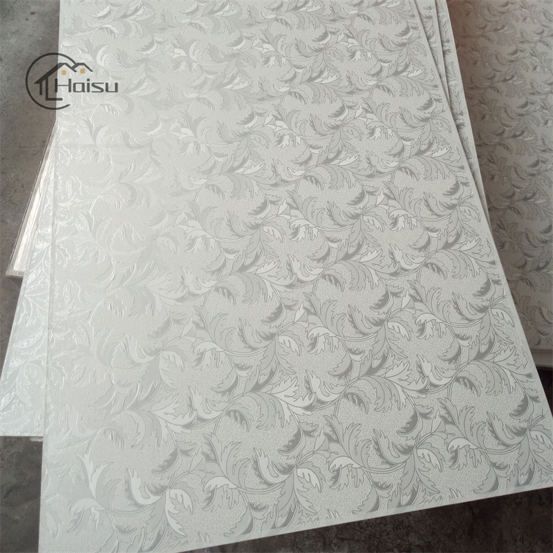 2 by 2 Feet PVC False Ceiling Tile PVC Gypsum Ceiling Board 595mm 600mm 603mm