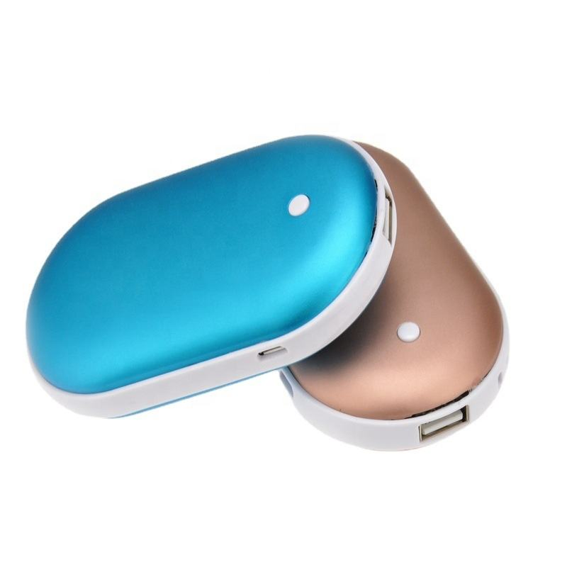 Winter Gift Mini Portable Warm Hand Power Banks Rechargeable 4000mAh 5200 mAh Capacity Power Bank with RoHS