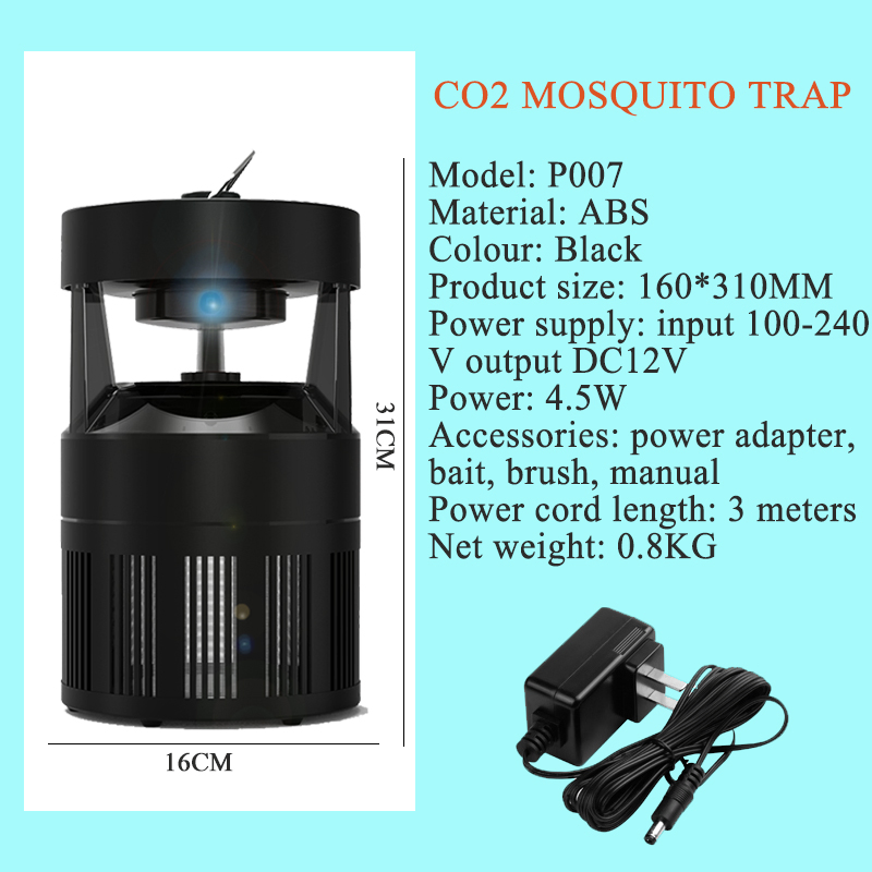 Waterproof CO2 Catcher Bear Trap Mosquito Insect Killer Bug Zapper Outdoor