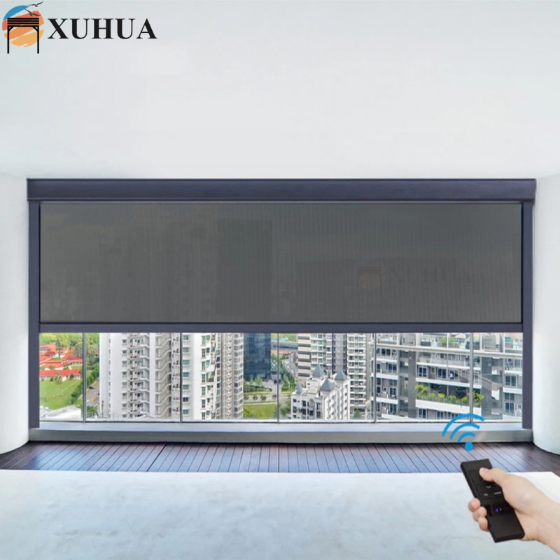 Xuhua Retractable Zipper Track Screen Automatic Smart Waterproof Aluminum Electric Roller Blind