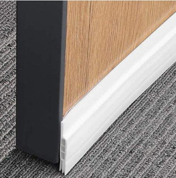 Self Adhesive Silicone Rubber Under Door Draft Stopper Bottom Sealing Strip Weatherstripping