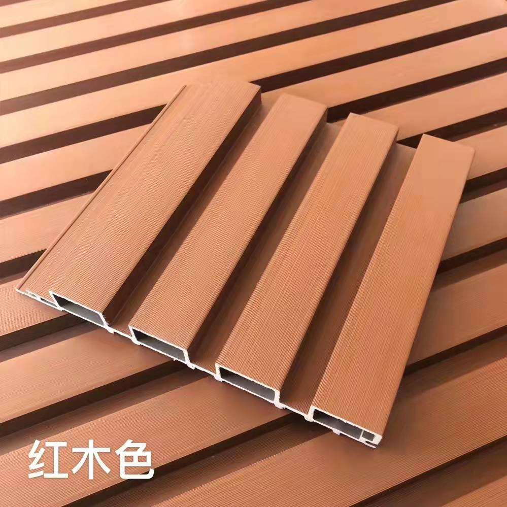 Indoor Waterproof Wood Plastic Composite 3D WPC Wall Panel