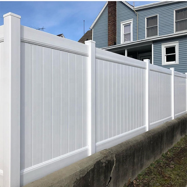 6FT. Hx8FT. W Premium Virgin Vinyl PVC Privacy Fence Panels White