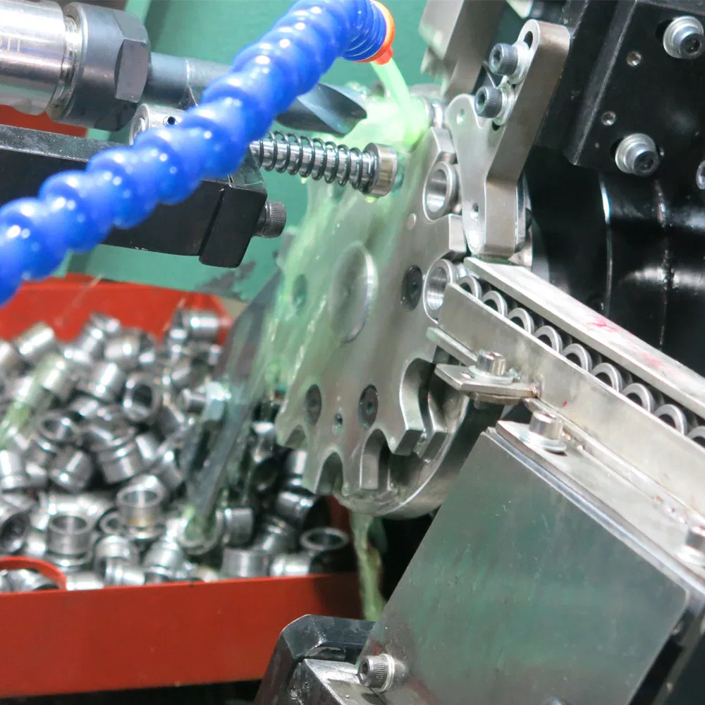 Customized Fully Automatic Nuts Drilling Tapping Chanfering Machine