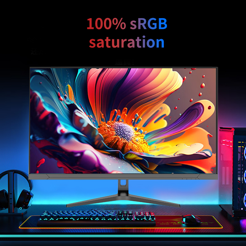 Factory Custom 27inch FHD Qhd 1080P 1K 2K Gaming PC Monitor 100Hz 120Hz 240Hz 360Hz Esport Display LED RGB Lighting Monitors