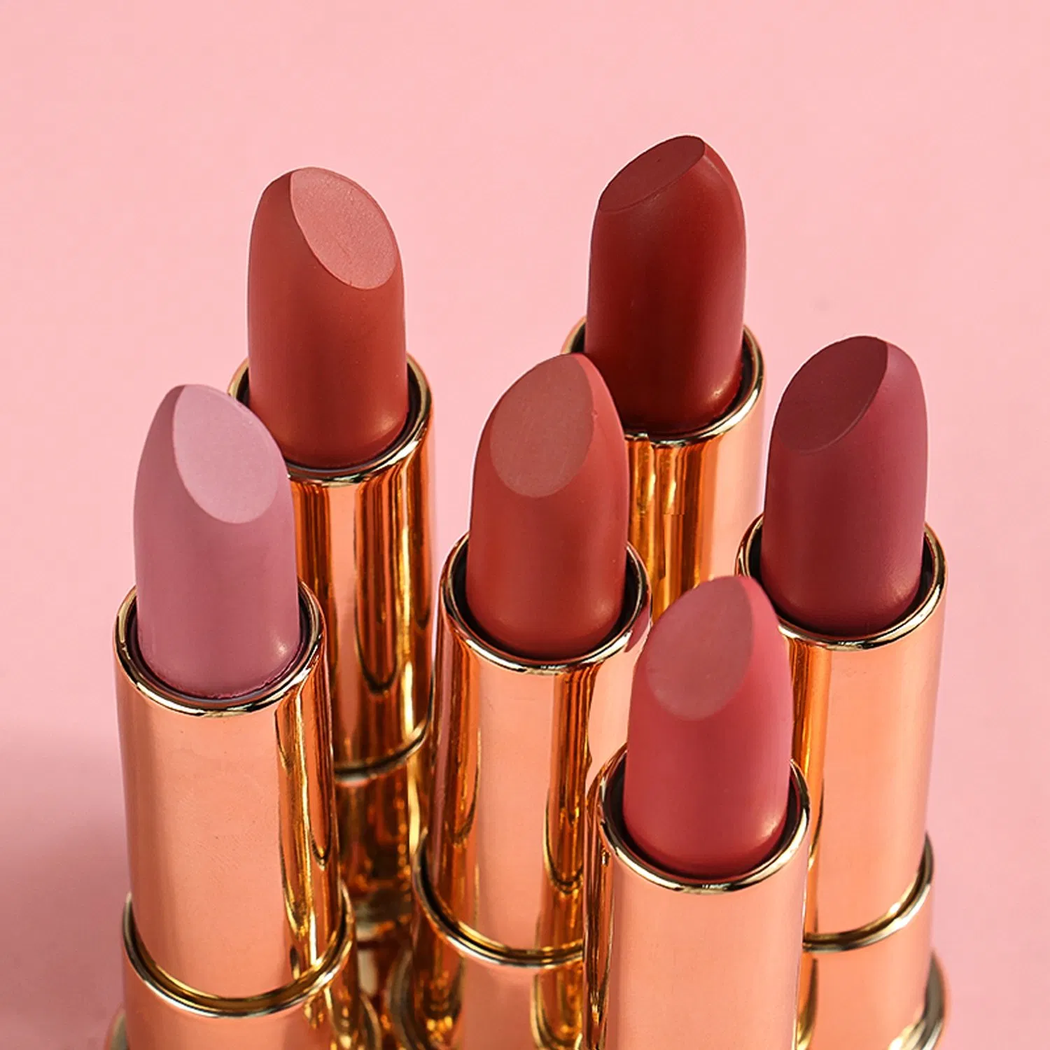 Stock Cosmetic Wholesale Custom Long Lasting Glaze Cruelty Free Lipstick