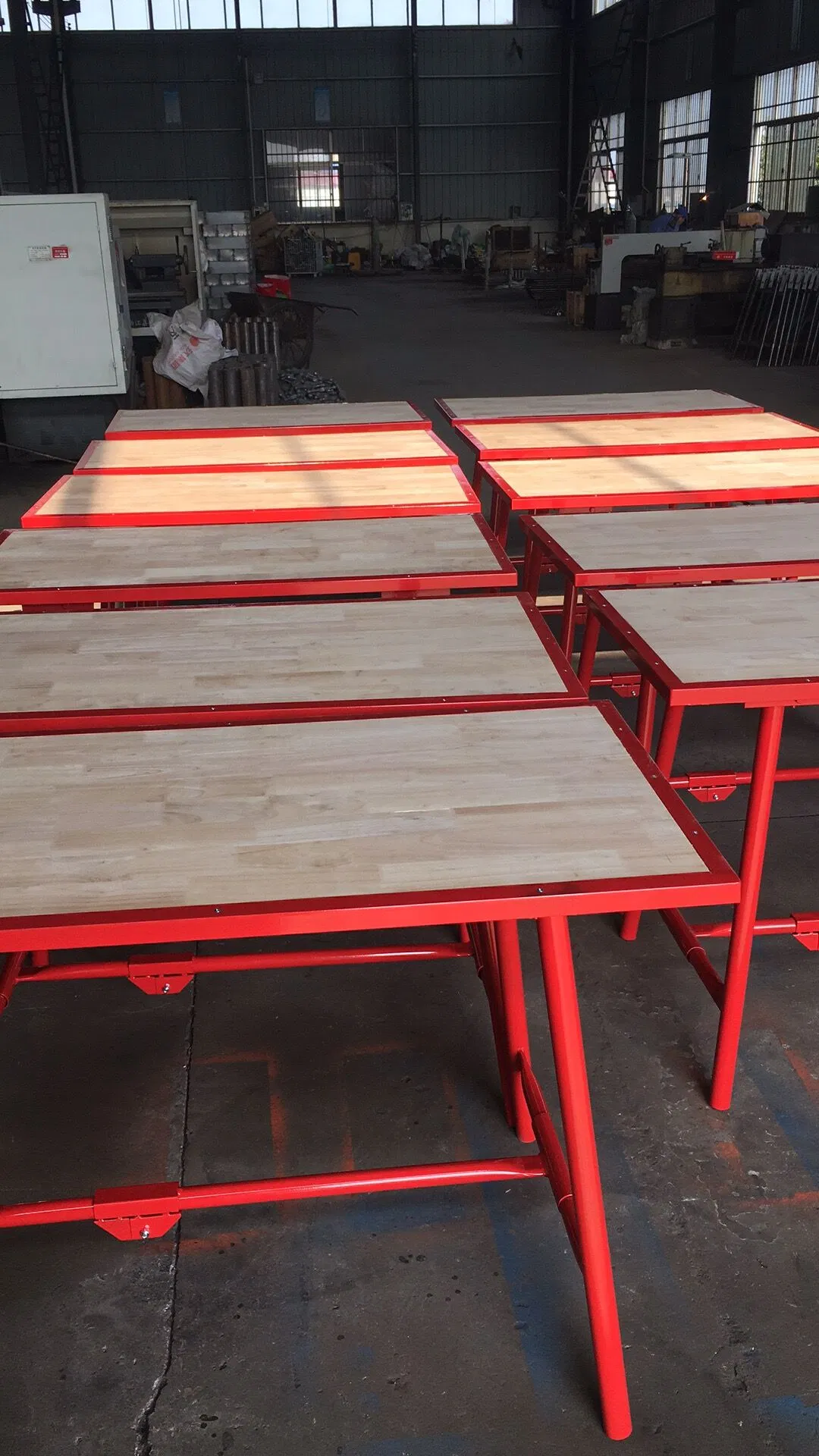 Multifunctional Folding Wooden Table Work Bench