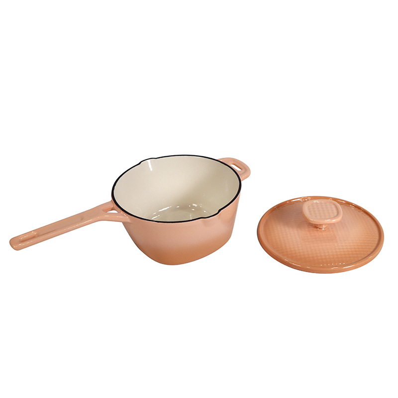 Мини-кастрюля для молока из чугуна с эмалью